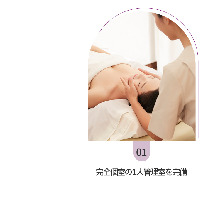 Private single-person management room provided