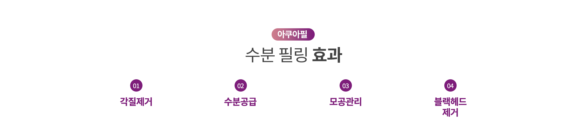 아쿠아필 수분 필링 효과